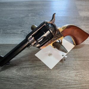 REVOLVER FIREARM CIMARRON PISTOLERO, #E139206, 357 MAG, REVOLVER; WITH BOX